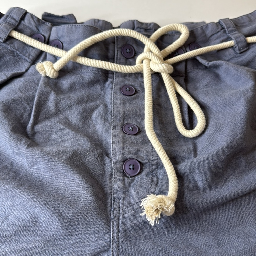 Free People Coney Beach Shorts Blue Large - Picture 6 of 12